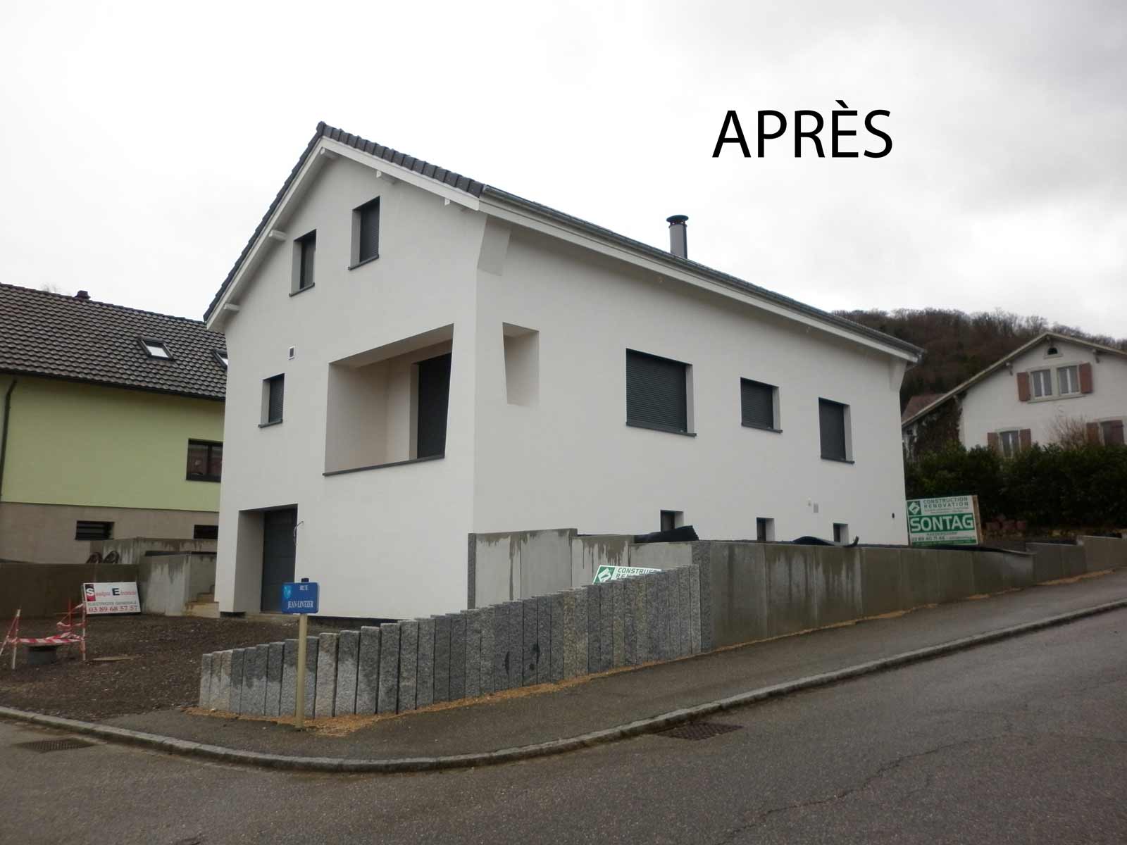 Rénovation complète d’une maison à Leymen proche de Liebenswiller