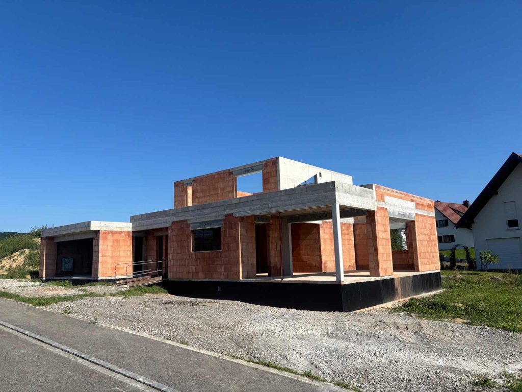 Travaux de maçonnerie générale pour maison individuelle à Wolschwiller proche de Raedersdorf