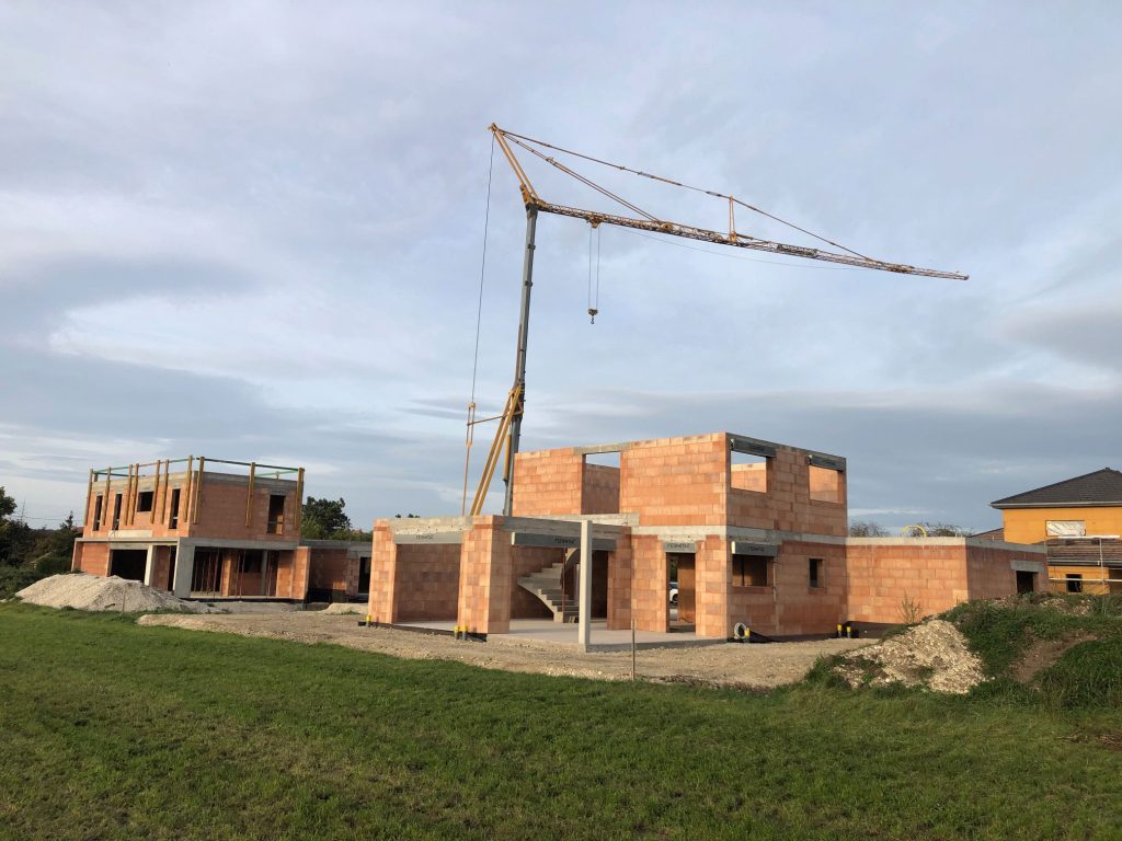 Construction de deux maisons d’habitation béton armé et briques à Oltingue proche de Ferrette