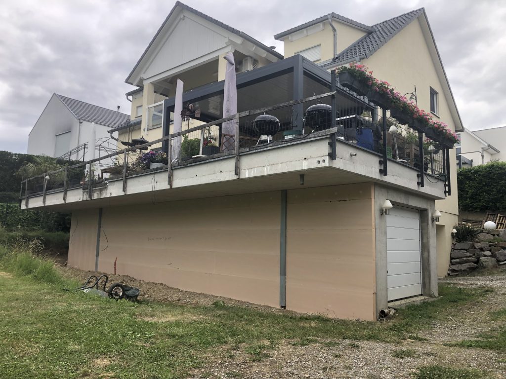 Extension de maison d’habitation en béton armé à Ranspach-le-Haut proche de Hésingue