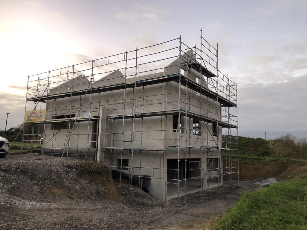 Travaux de béton armé pour maison d&rsquo;habitation à Ranspach le Bas proche de Blotzheim