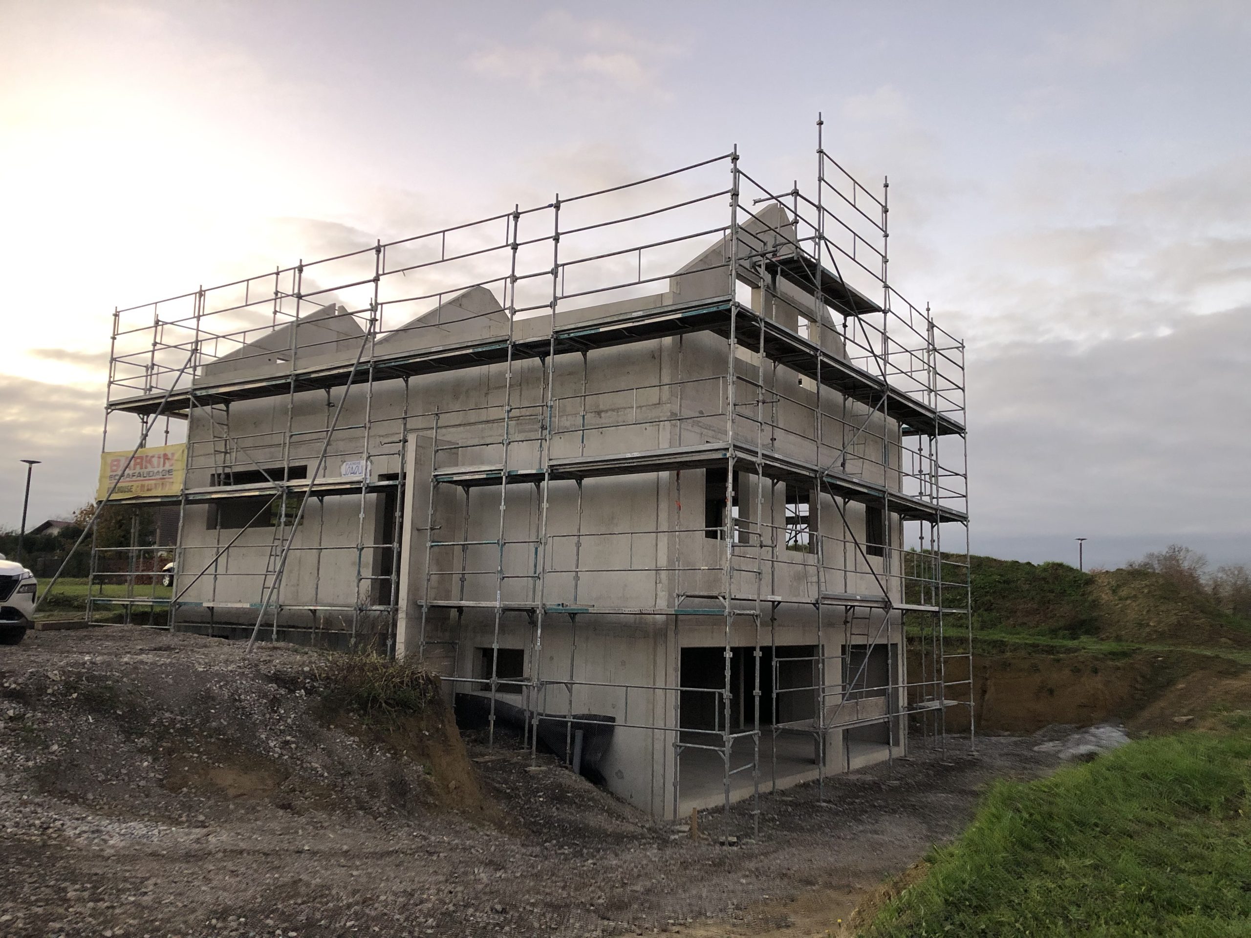 Travaux de béton armé pour maison d&rsquo;habitation à Ranspach le Bas proche de Blotzheim